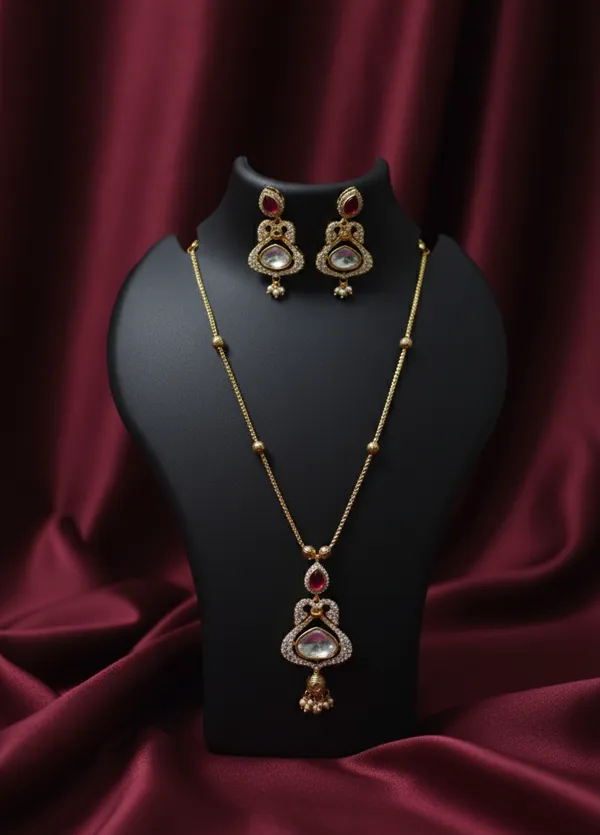 Gold_Brass_Necklace_Set_For_Women